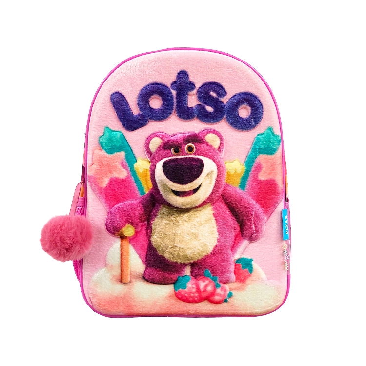 Mochila Escolar Wabro 2026 Lotso Fluffy 12" Art.90001